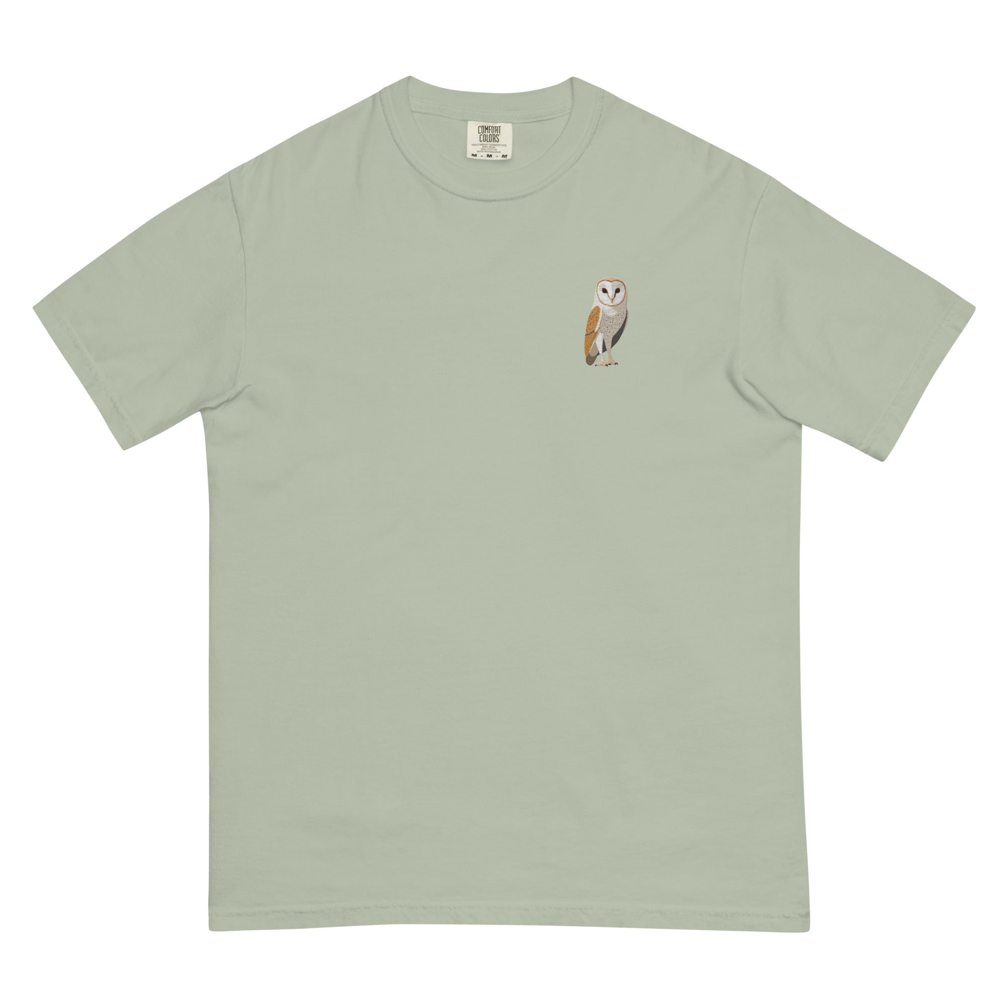 Barn Owl Embroidered T-Shirt