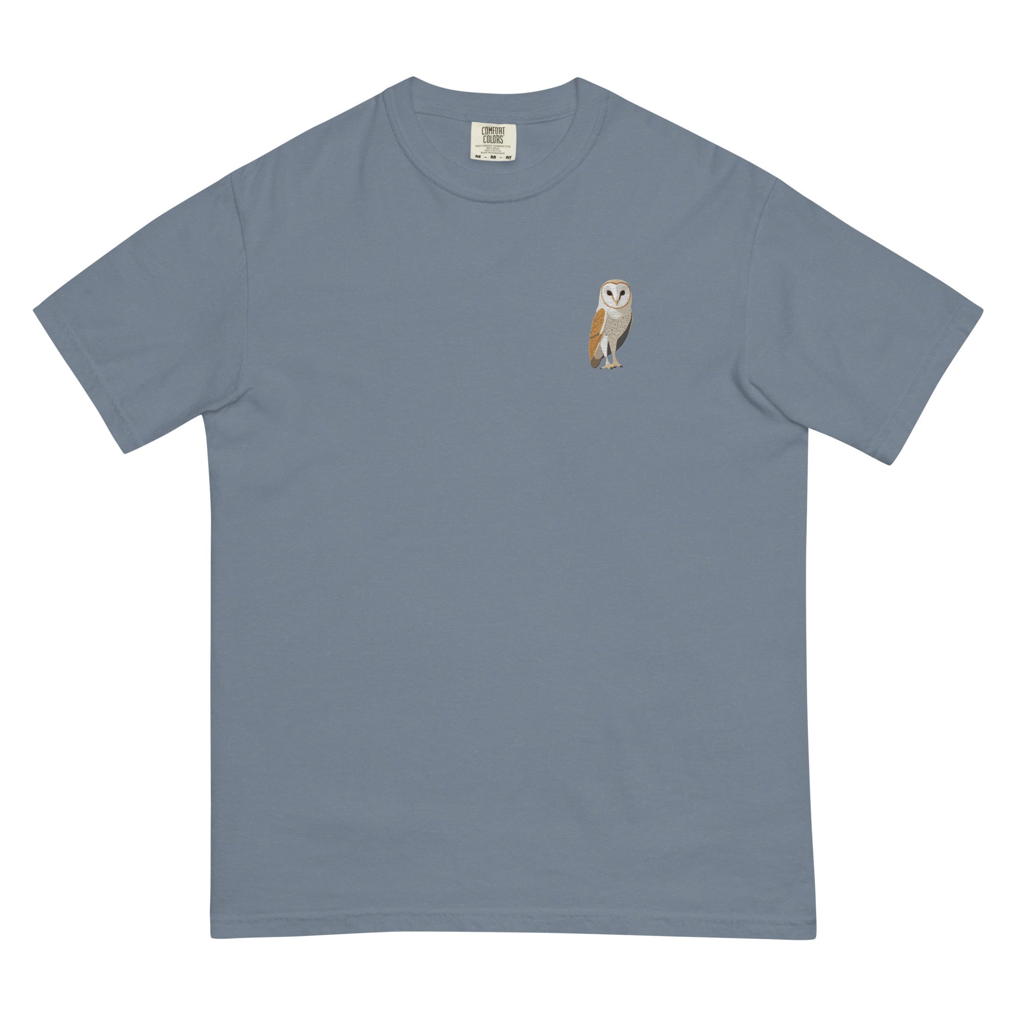 Barn Owl Embroidered T-Shirt