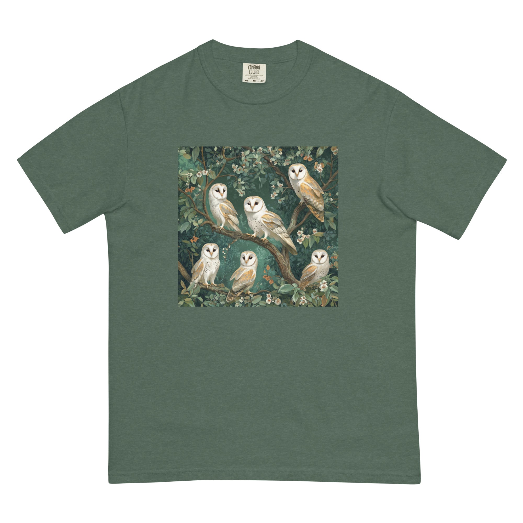 Barn Owl Forest Scene T-Shirt