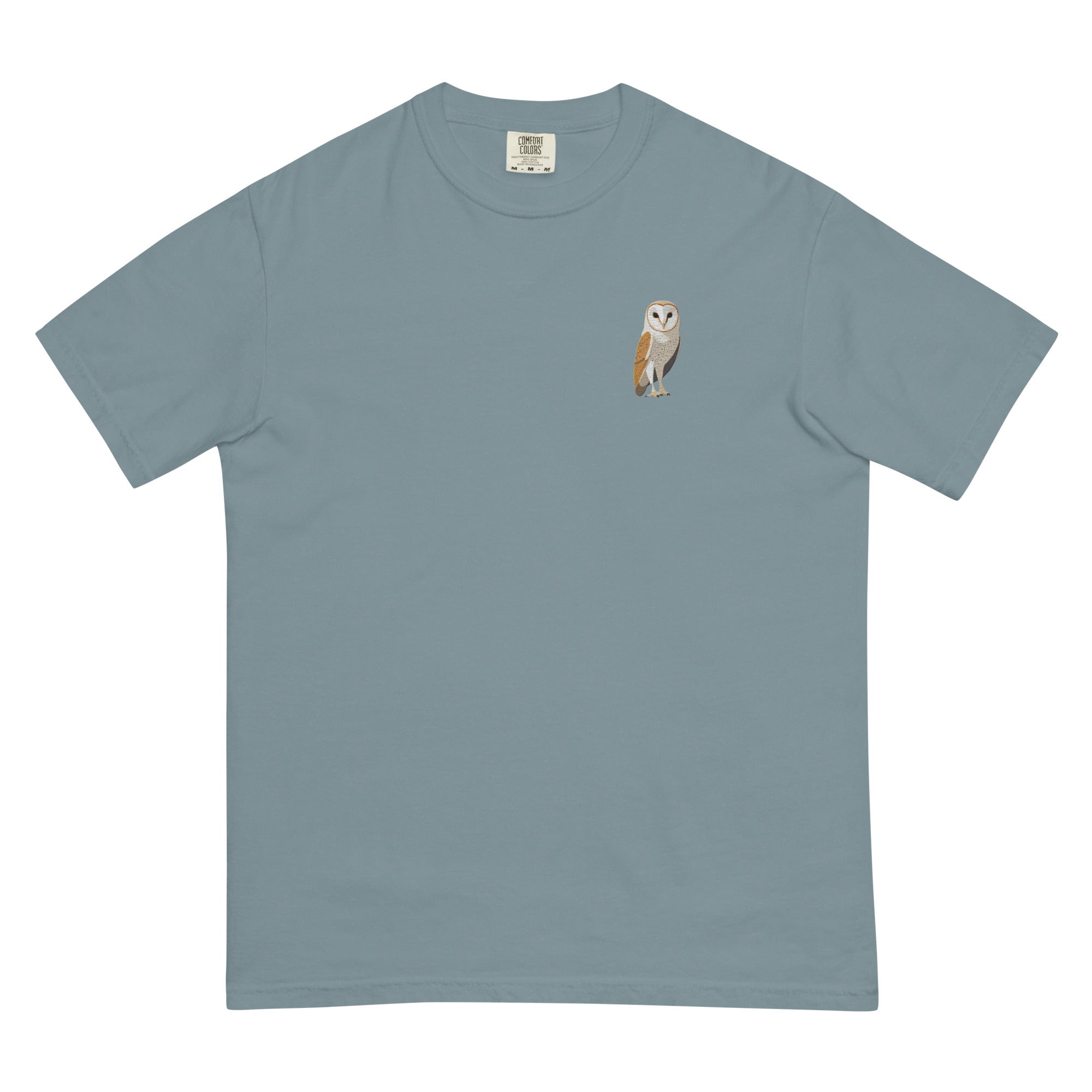 Barn Owl Embroidered T-Shirt