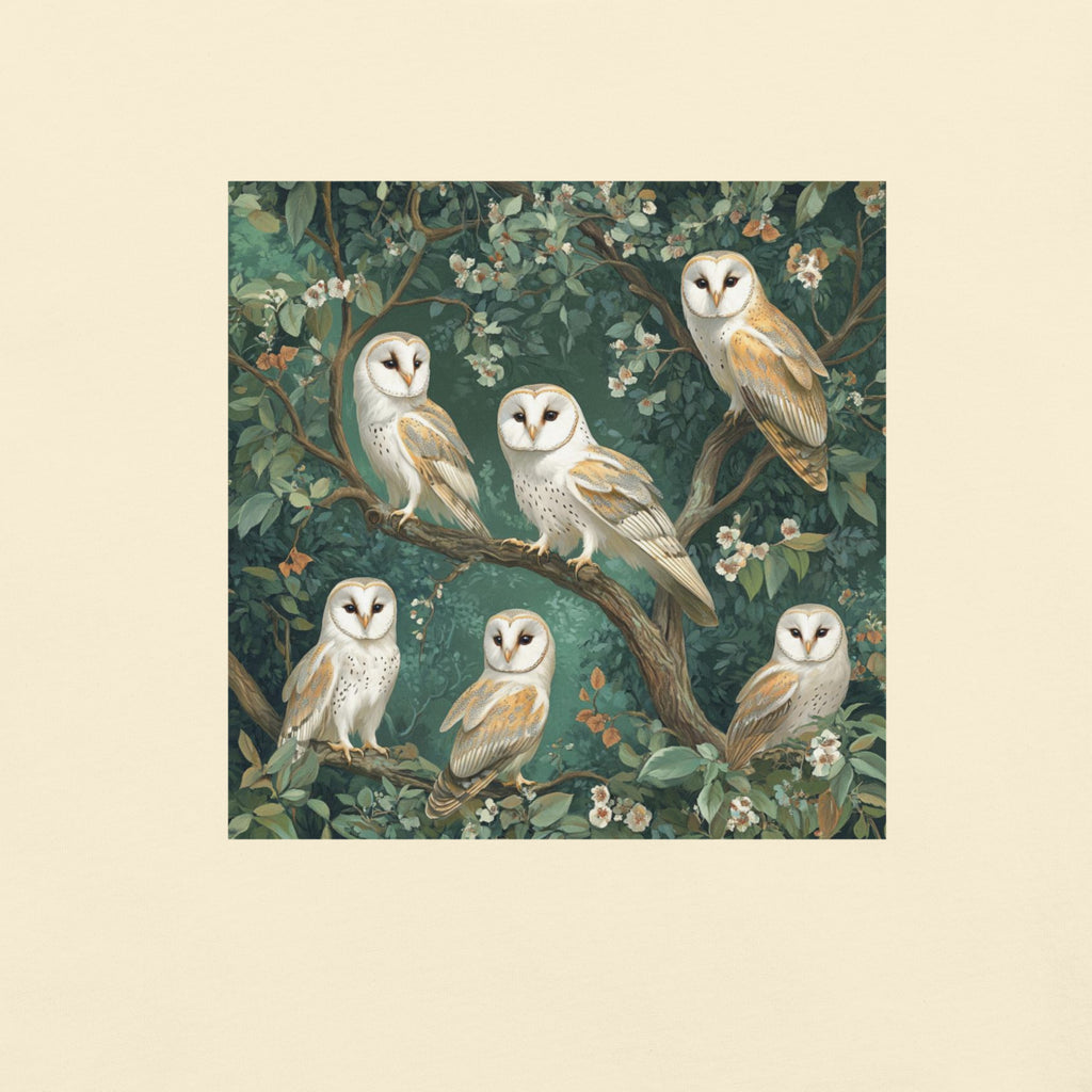 Barn Owl Forest Scene T-Shirt