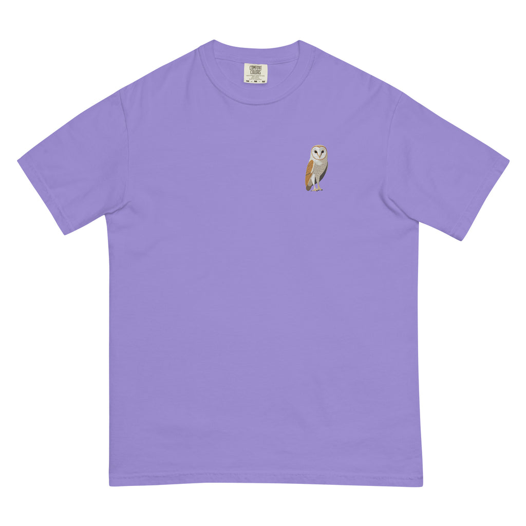 Barn Owl Embroidered T-Shirt