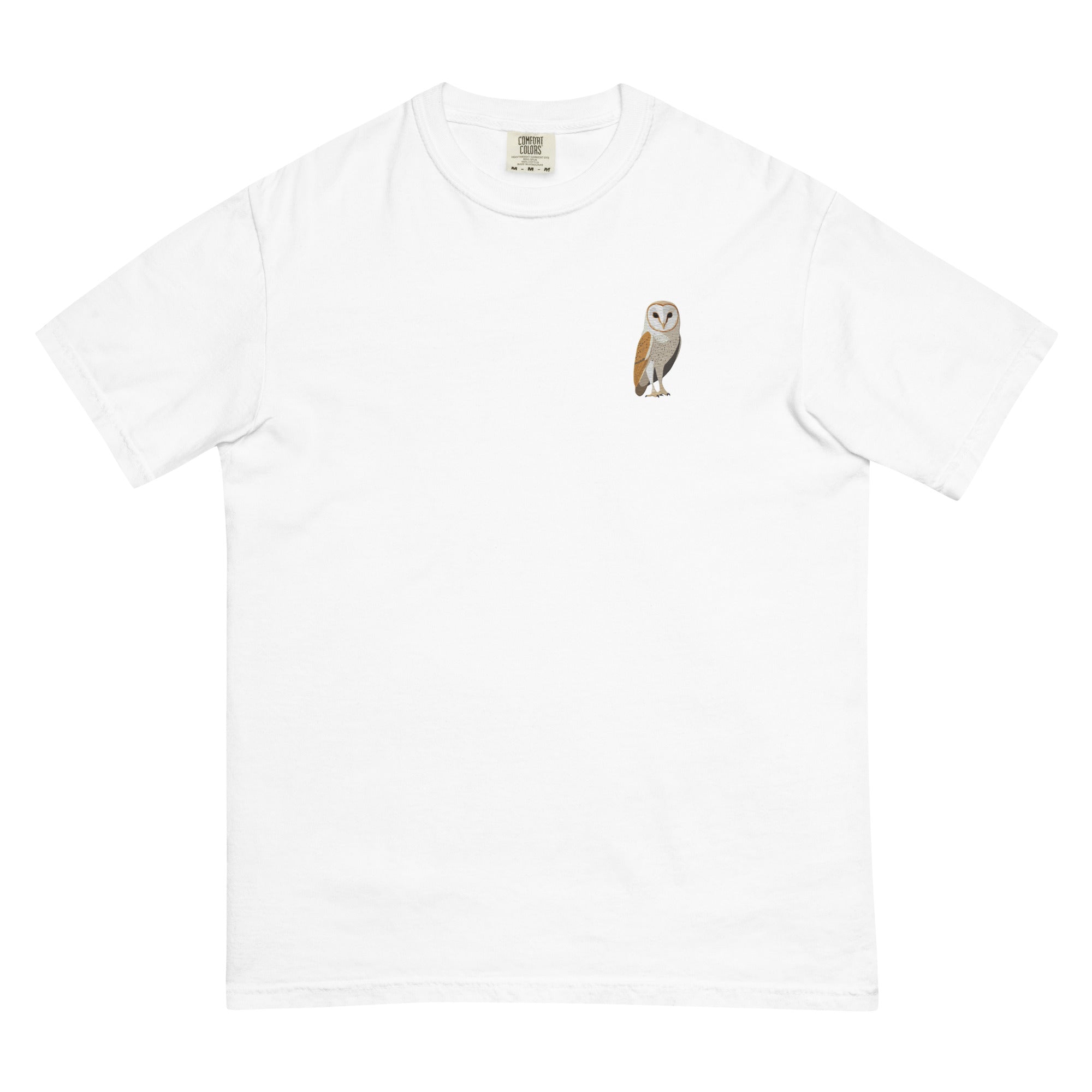 Barn Owl Embroidered T-Shirt