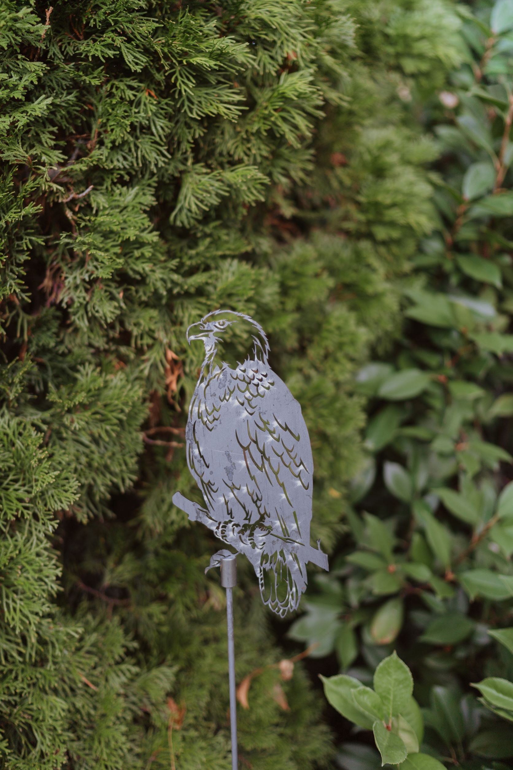 Metal Bald Eagle Yard Art & Garden Decoration